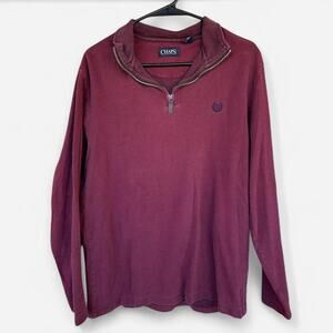 Chaps quarter zip pullover